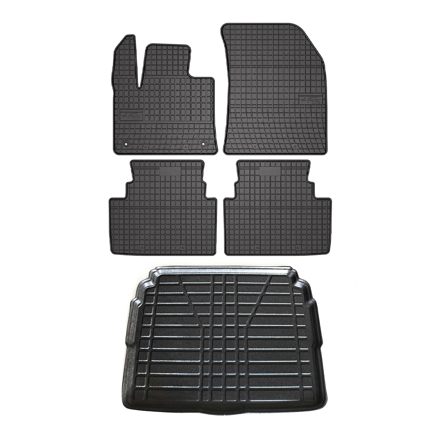 Kit Tapis De Sol Et Coffre Pour Citroen C Aircross Noir Tpe