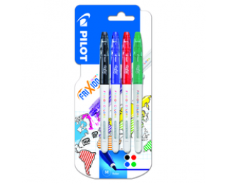 4 Feutres Blister Frixion Colors – PILOT – Assortis