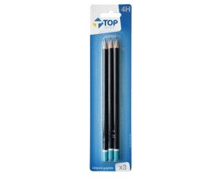 3 crayons graphite 4H – TOP OFFICE