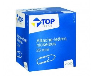 Lot 1000 attache-lettres – TOP OFFICE – 25 mm