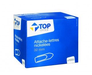 Lot 1000 attache-lettres – TOP OFFICE – 32 mm
