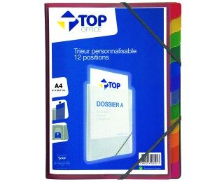 Trieur personnalisable – TOP OFFICE – 12 compartiments
