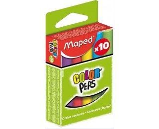 Boîte de 10 craies de couleur Color peps – MAPED