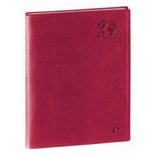 Agenda semainier Président Equology 21×27 cm – QUO VADIS – Rouge