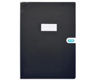 Protège-cahier opaque noir Strong life – ELBA – 17×22 cm