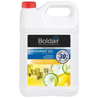 Nettoyant surodorant 3D Boldair Jardin d’agrumes – Bidon de 5 litres