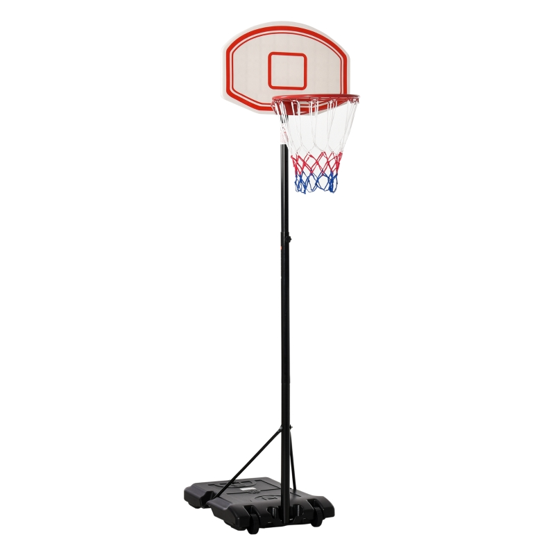 Panier de Basket-Ball sur pied hauteur réglable 2,1 – 2,5 m noir blanc