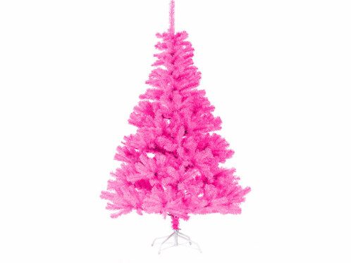 Sapin de Noël artificiel – coloris rose fluo Infactory