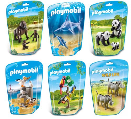 Jouet Playmobil collection Le Zoo – 6 packs