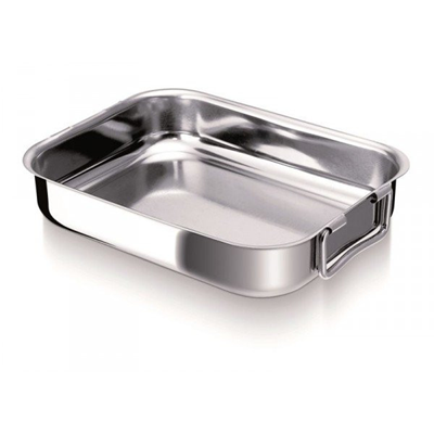 Plat four rectangulaire inox 40 x 28 cm Beka