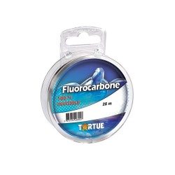 PECHE A LA MOUCHE FLUOROCARBONE 25M 15/100 TORTUE SAS