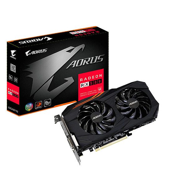 Gigabyte Radeon RX580 AORUS – 8 Go Radeon RX 580, 1365 MHz, PCI-Express 16x, 8 Go, 8000 MHz