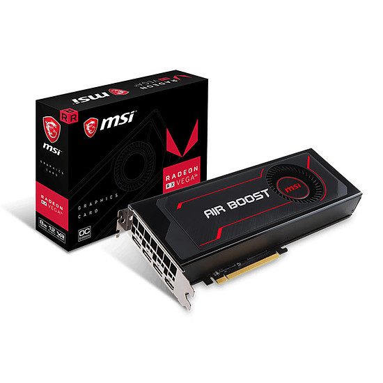 MSI Radeon RX VEGA 56 Air Boost OC- 8 Go Radeon RX Vega 56, 1181 MHz, PCI-Express 16x, 8 Go, 800 MHz