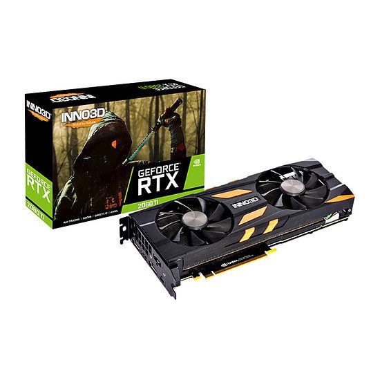 Inno3D GeForce RTX 2080 Ti X2 OC – 11 Go GDDR6 GeForce RTX 2080 Ti, 11 Go