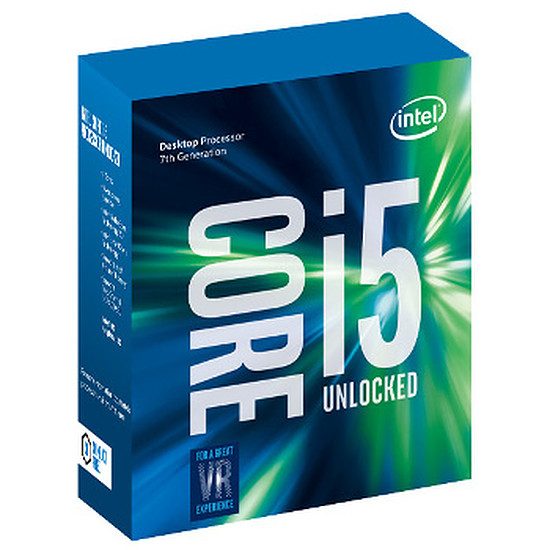 Intel Core i5 7600K 4 coeurs, 3,80 GHz, 6 Mo, Kaby Lake, 91 Watts