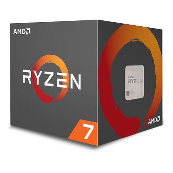 AMD Ryzen 7 1700 Wraith Spire Edition (3,0 GHz) 8 coeurs, 3 GHz, 20 Mo, AMD Ryzen, 65 Watts