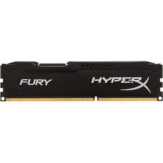 HyperX Fury Black DDR4 1 x 4 Go 2666 MHz CAS 15 RAM PC, DDR4, 4 Go, 2666 MHz – PC21300, 15-17-17, 1,20 Volts, HX426C15FB/4