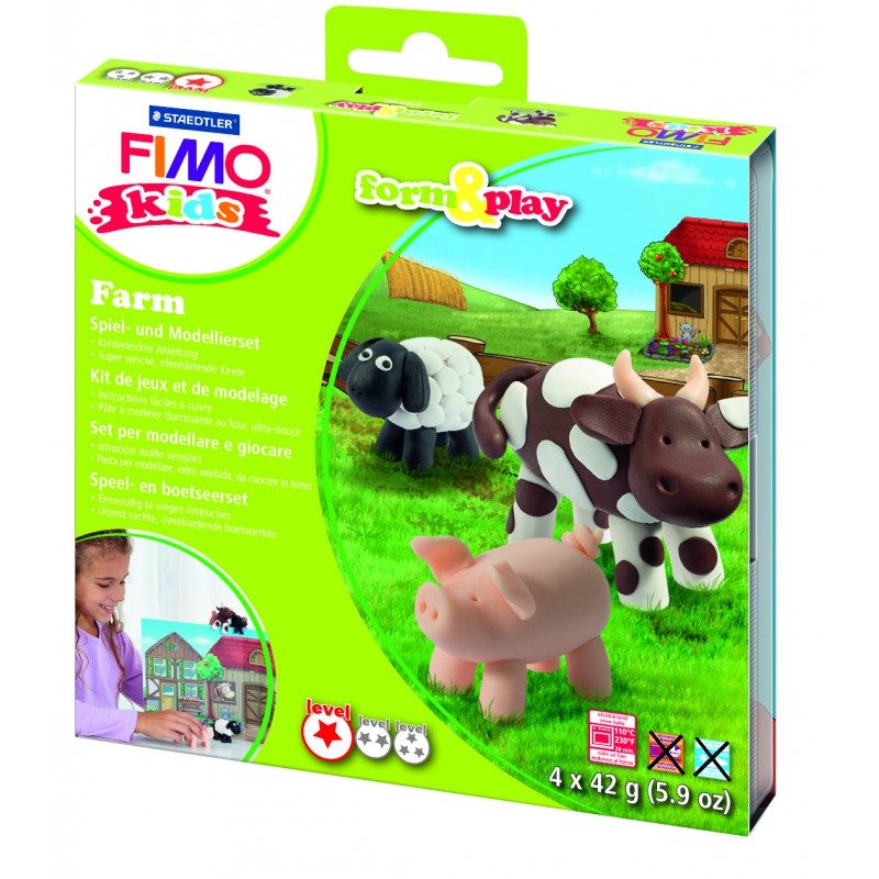Kit Fimo Kids Ferme- Staedtler