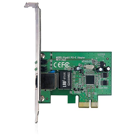 TP-Link Carte Réseau PCI-Express TG-3468 PCI-Express, 1000/100 Mbps (Gigabit), Filaire (Ethernet), Low Profile équere livrée