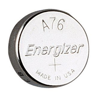 Pile bouton LR44-A76 alcaline Energizer – Blister de 2 piles