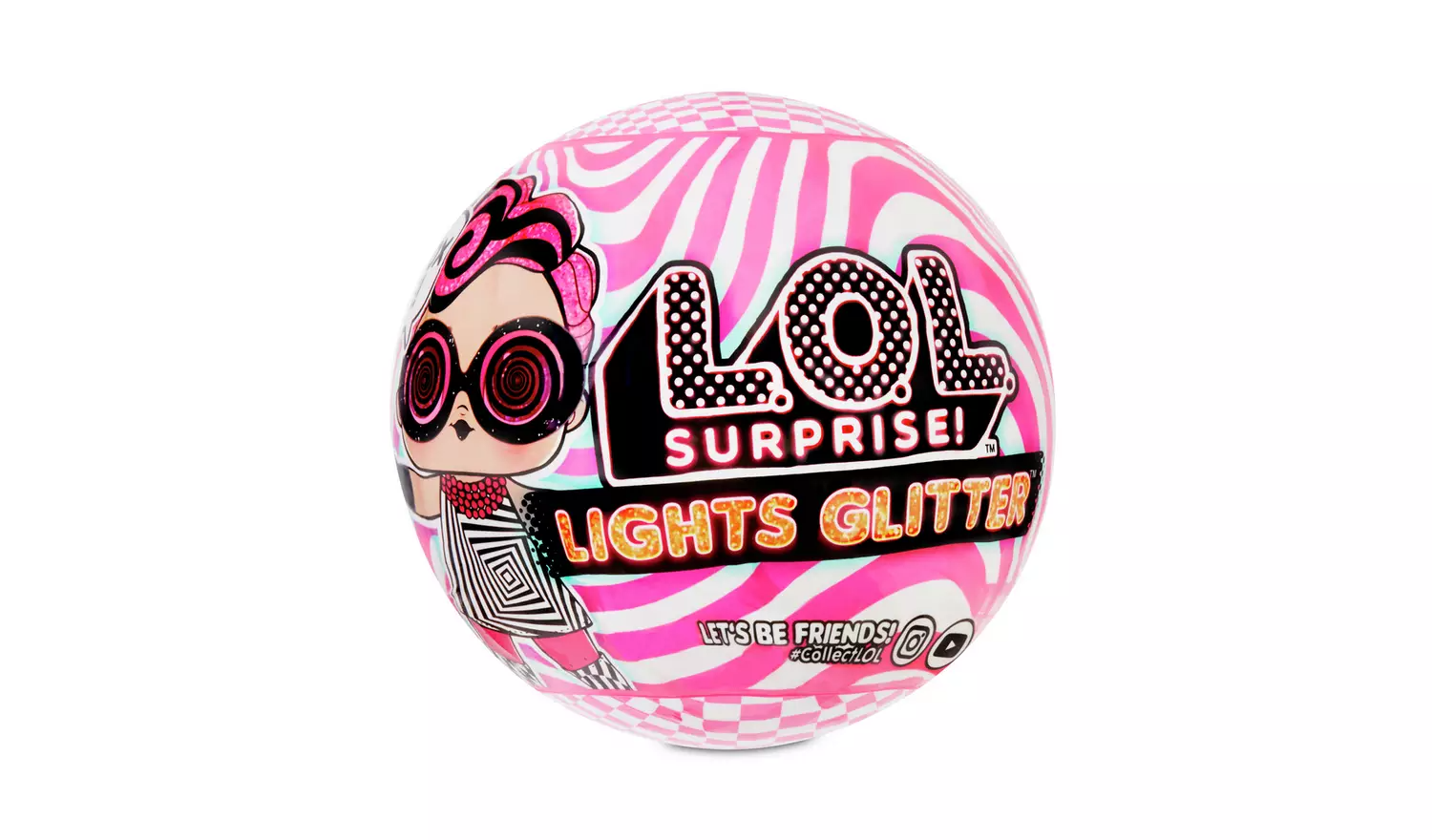 LOL Surprise Lights Glitter Doll with 8 Surprise