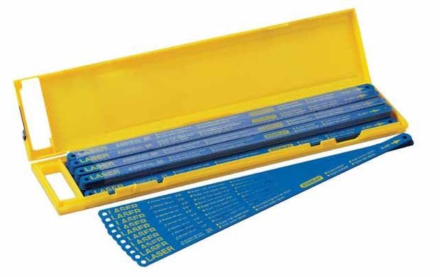 Lot de 5 lames pour scie à métaux coupe rapide STANLEY 2-15-558