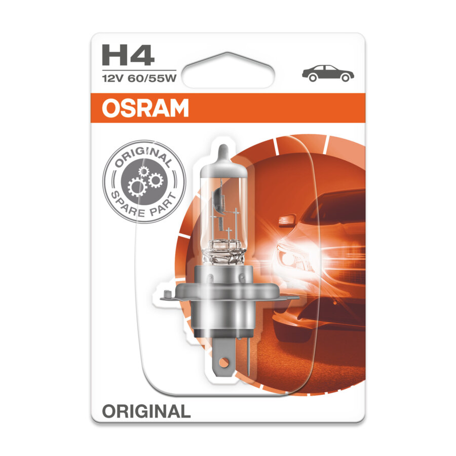 1 Ampoule OSRAM H4 Original 12V