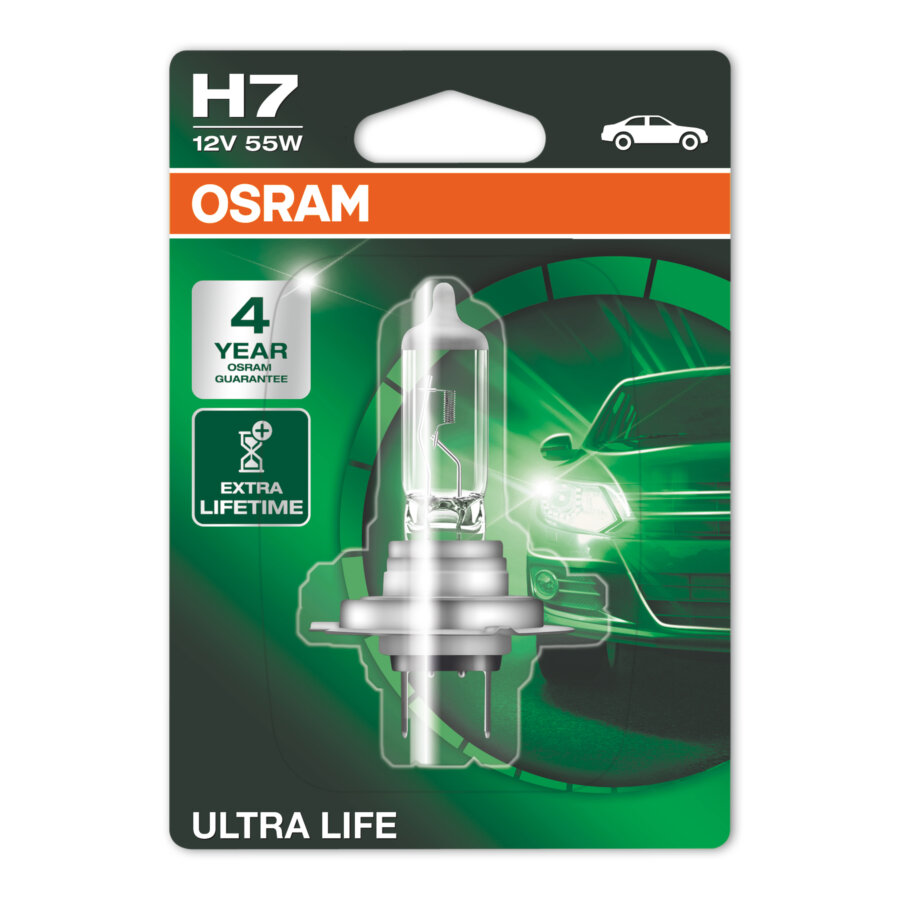 1 Ampoule OSRAM H7 Ultralife 12V