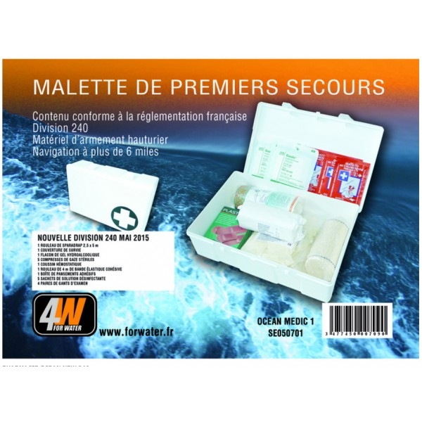 Mallette de premiers secours hauturiere 4Water Ocean