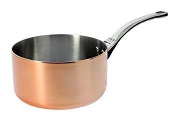Casserole en cuivre inox INDUCTION ø 14 cm
