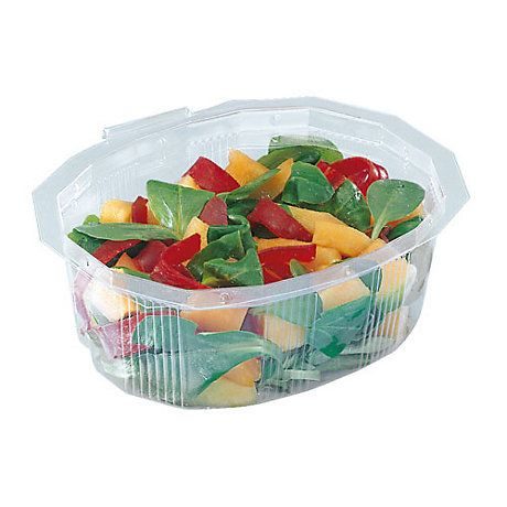 Barquette plastique MULTIPACK avec couvercle à charnière par 40