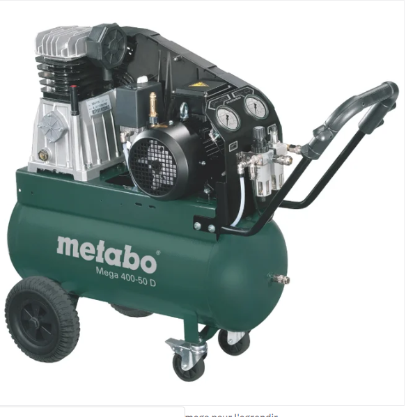 Compresseur de chantier METABO 50 l 400-50 D