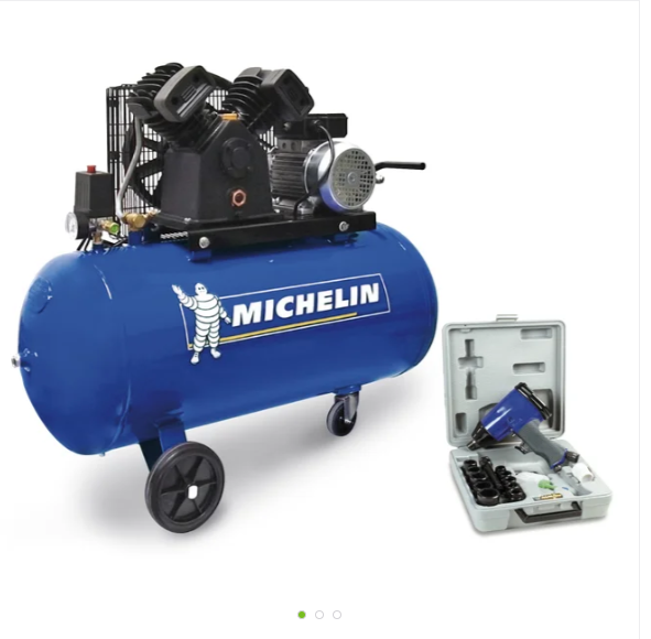 Compresseur d’atelier MICHELIN 100 l 3 cv