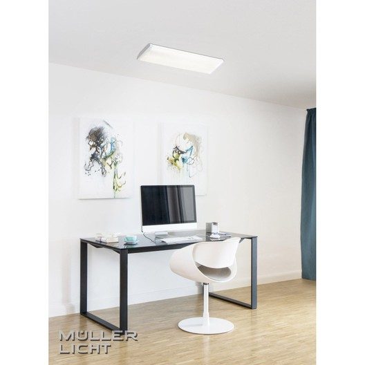 Réglette Office prisma, LED 2 x 18 W, G13 blanc froid