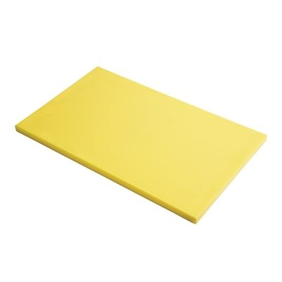 Planche à découper en polyéthylène jaune