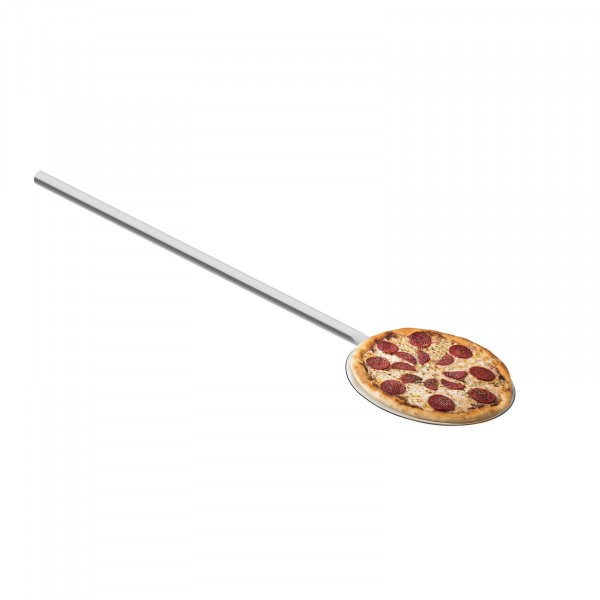 Pelle à pizza inox – 80 cm de long – 20 cm de diamètre