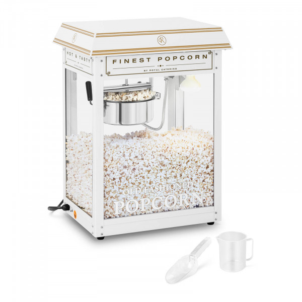 Machine à popcorn – Coloris blanc et or