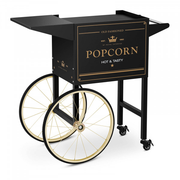 Chariot à popcorn – Coloris noir et or