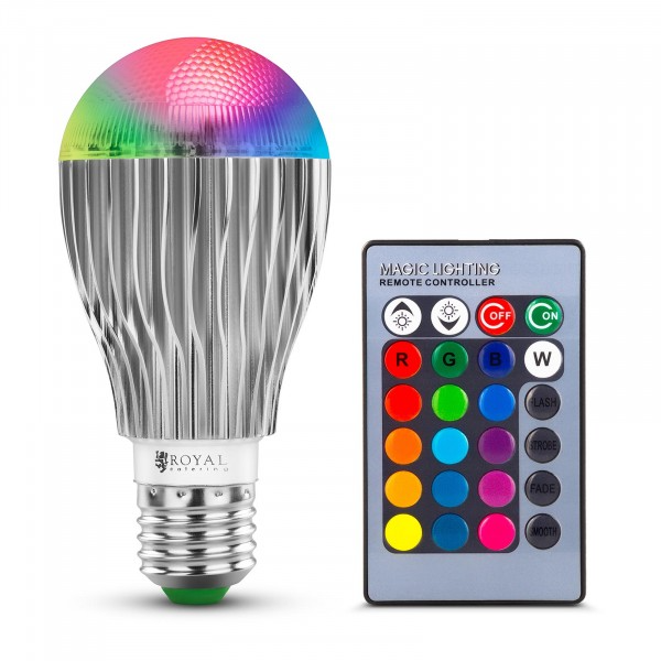 Ampoule LED avec télécommande – 16 réglages de couleur – 5 W