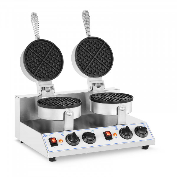 Gaufrier double – Rond – 2 600 W
