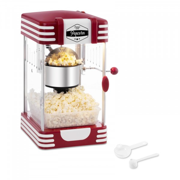 Machine à popcorn – Design rétro années 1950 – Rouge