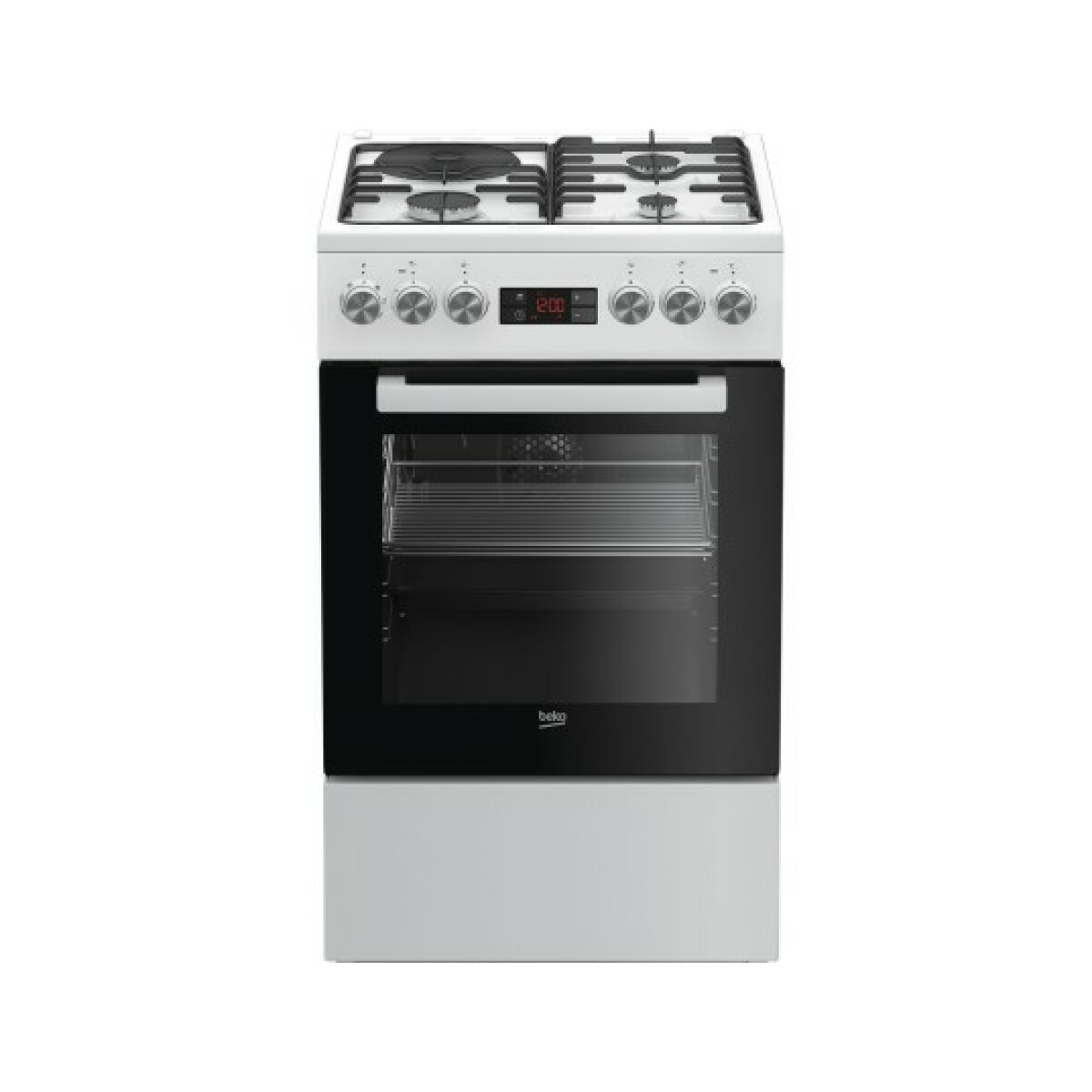 Cuisinière mixte BEKO FSE53321DWCS 4 foyers Blanc
