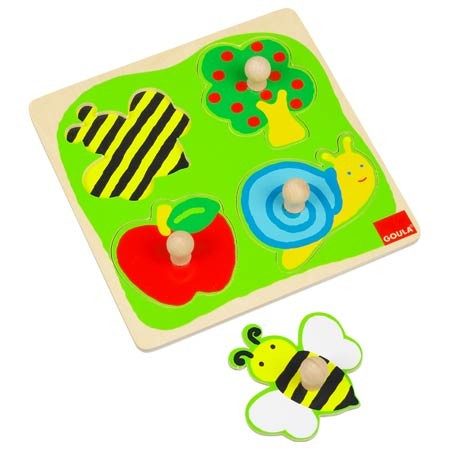 Puzzle encastrement boutons campagne