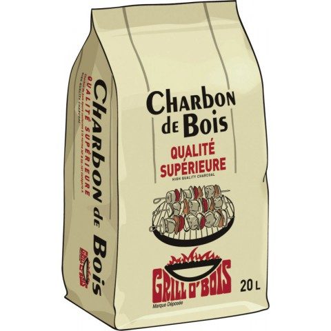 CHARBON DE BOIS QUALITE RESTAURANT / 20L