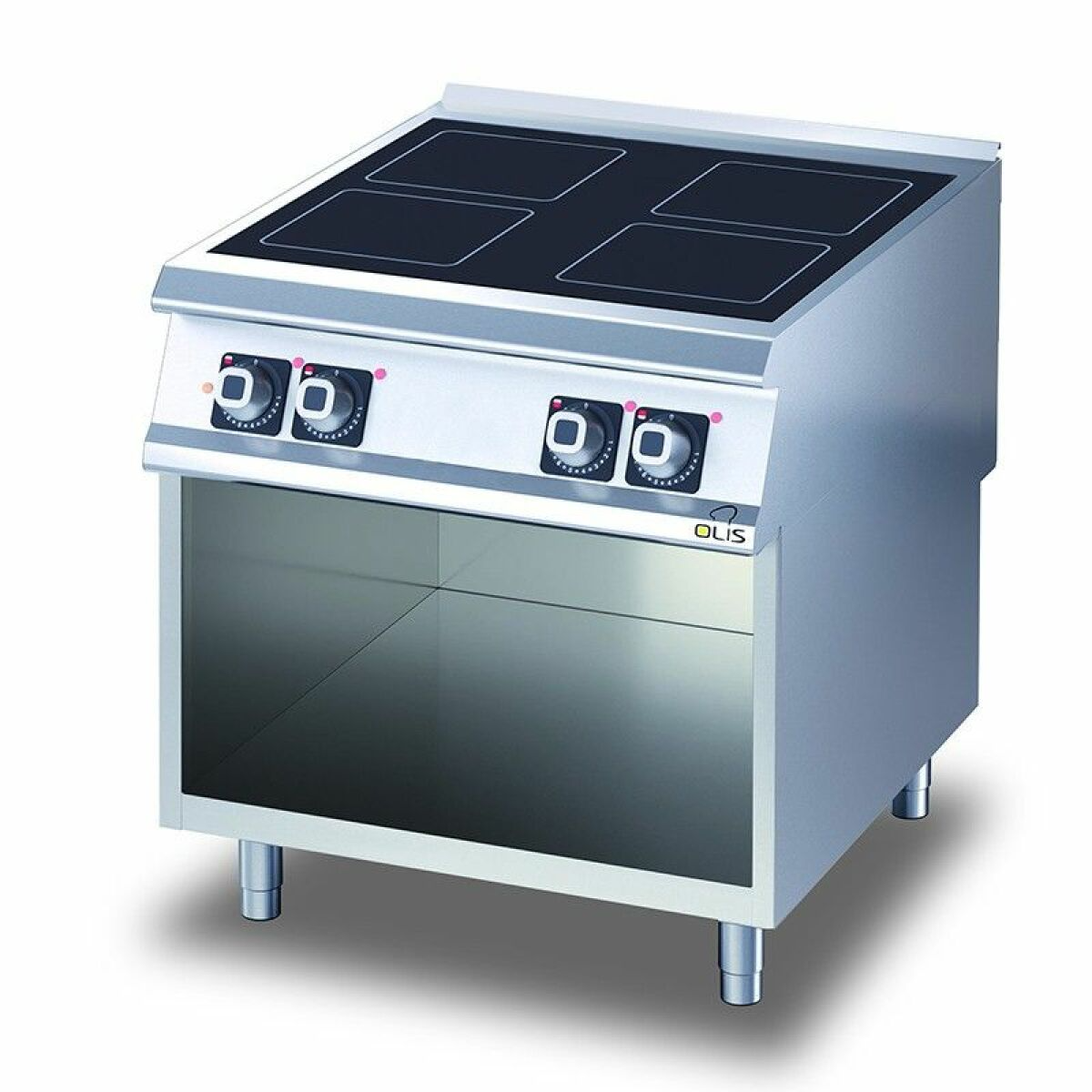 Fourneau Vitrocéramique sur Meuble Diamante 90 – 2 à 4 Zones de Chauffe – Olis