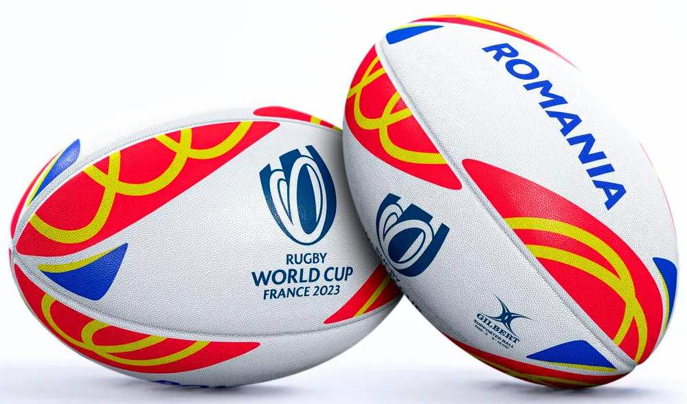 Ballon de Rugby Gilbert Coupe du Monde 2023 Supporter Roumanie