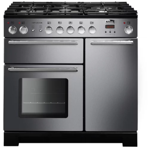 Piano de cuisson gaz Falcon INFUSION 90CM INOX/CHRM