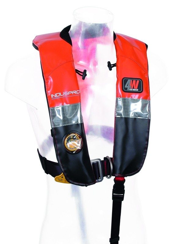 Gilet gonflable 4Water Induspro 150N Hydro Hammar + harnais