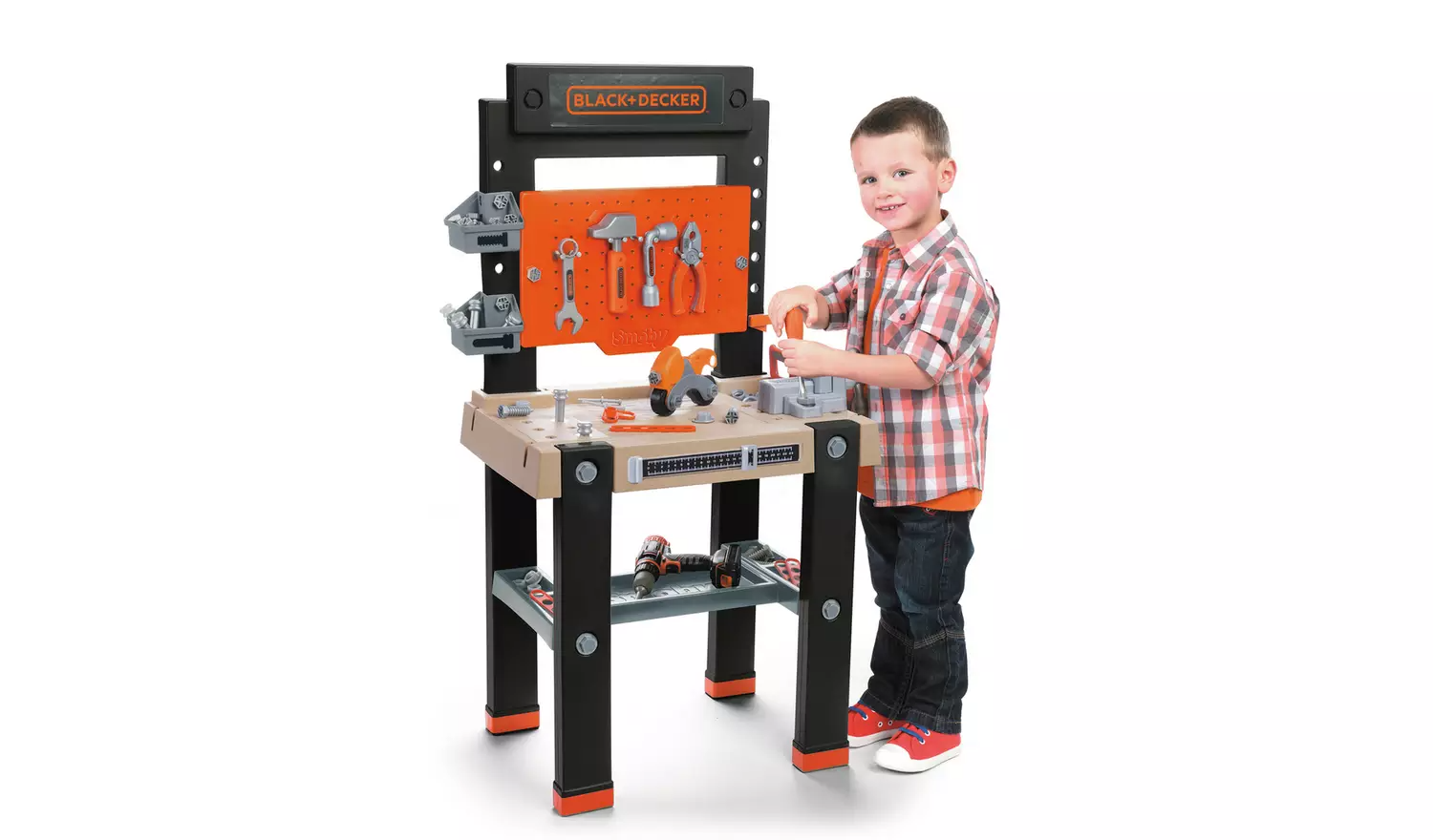 Smoby Giant Black and Decker Toy Workbench
