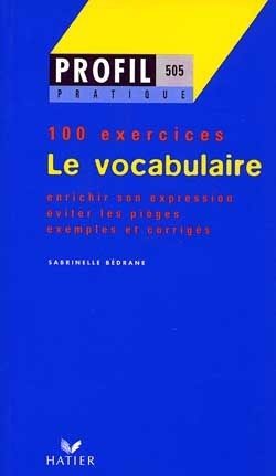 PROFIL PRATIQUE – LE VOCABULAIRE